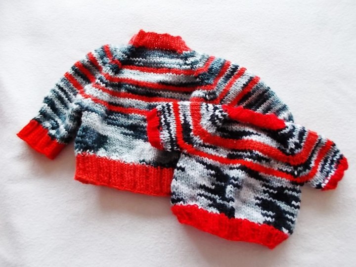 Pullover für Puppen und Teddys - mehrere Größen - Strickanleitung