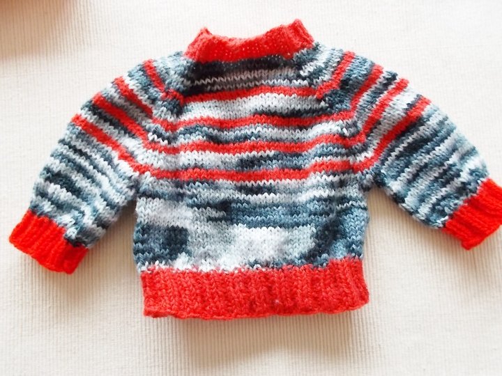 Pullover für Puppen und Teddys - mehrere Größen - Strickanleitung