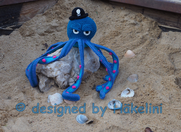 Tintenfisch, Oktopus Captain Kraki