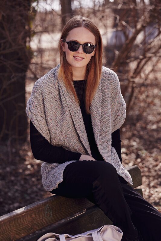 Strickanleitung: WESTEN-STOLA MIT ZOPF - Bild 3