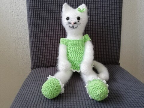 Anleitung Kätzchen Katinka (mit Accessoires)