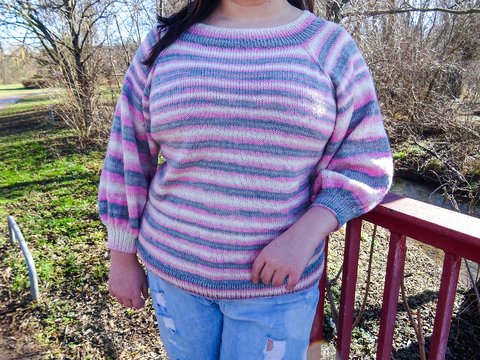 Pullover stricken "Carmen" Anleitung + Schritt für Schritt Video