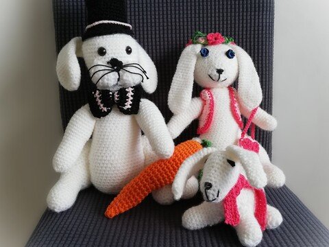 Anleitung Paket Familie Hase