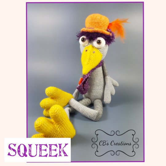 Squeek, Amigurumi Häkelanleitung