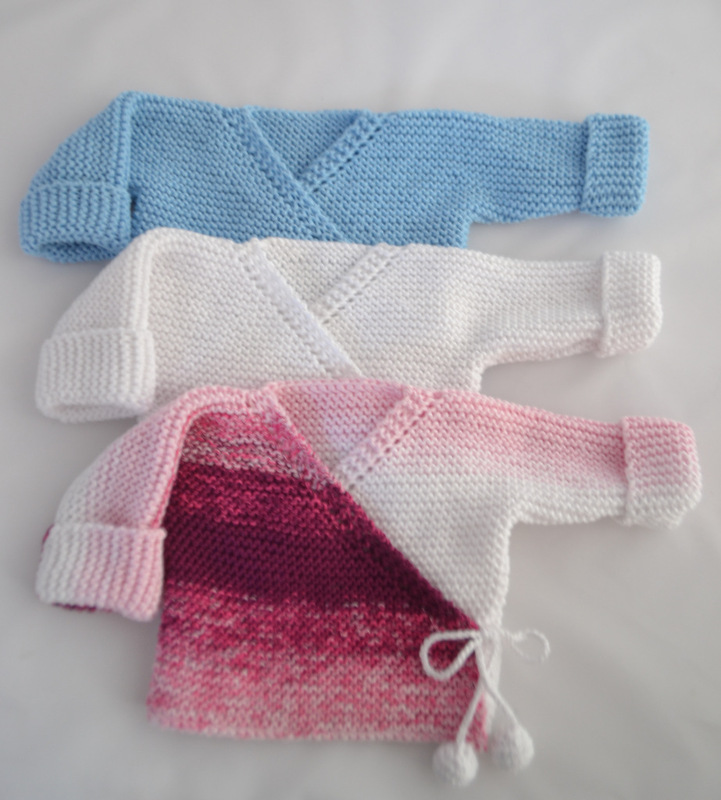 Strickanleitung * Baby Wickeljacke III. in 3 Größen * Gr. 50 - 86