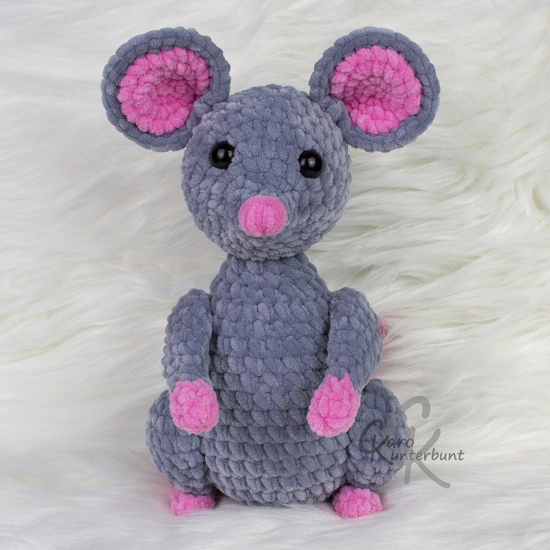 Maus Mila - Häkelanleitung von CaroKunterbunt - Bild 5