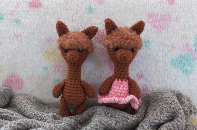 Häkelanleitung Alpaka