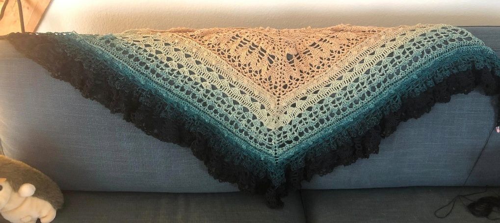 Anleitung Dreieckstuch Popcorn - Bild 2