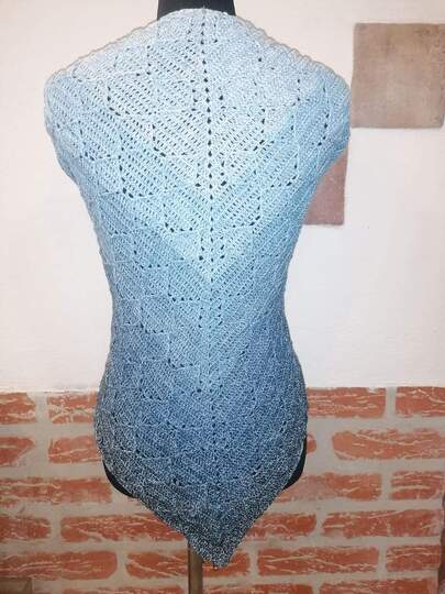 Tuch Amira häkeln Häkeltuch Dreieckstuch