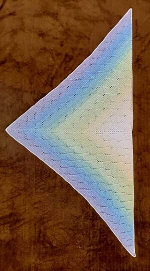 Tuch Amira häkeln Häkeltuch Dreieckstuch