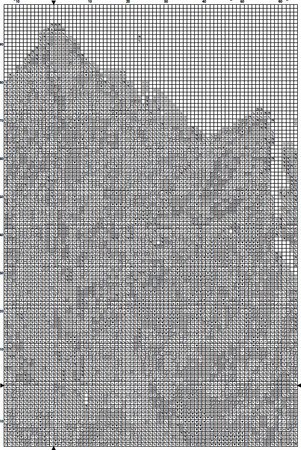 T-Rex Cross Stitch Pattern PDF