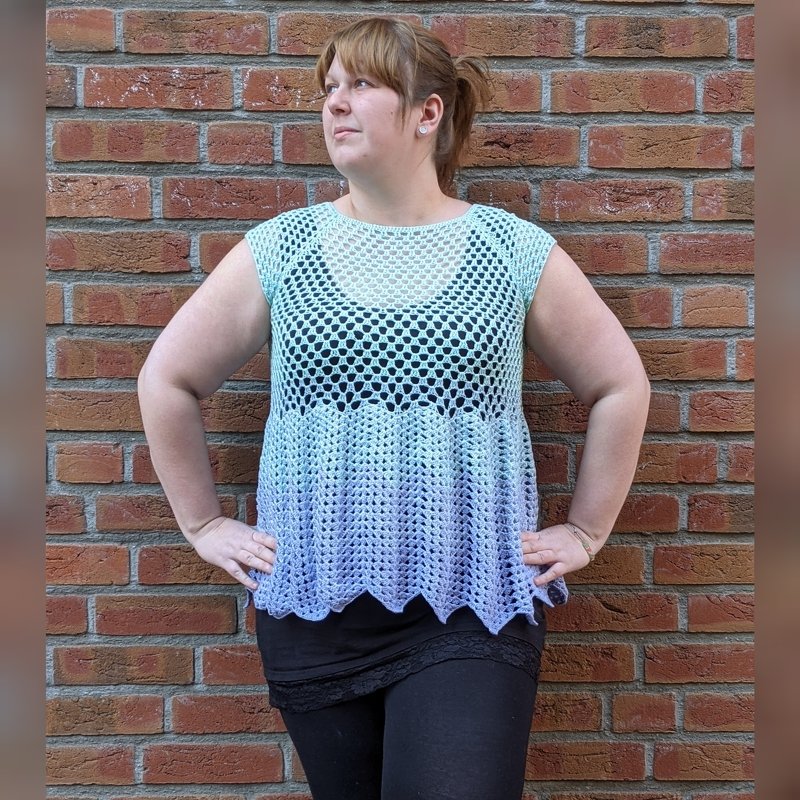 Growing Granny - Shirt/Tunika/Kleid häkeln im RVO - Bild 3