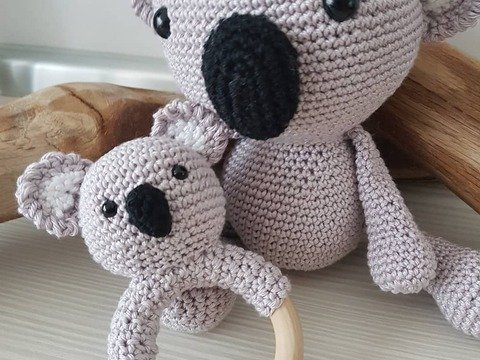 Anleitung Greifring/Rassel Koala Karlchen
