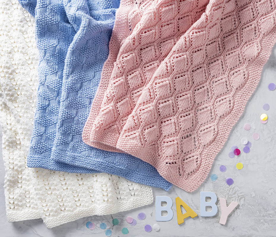 Sweet Dreams Baby-Decken 3 Muster