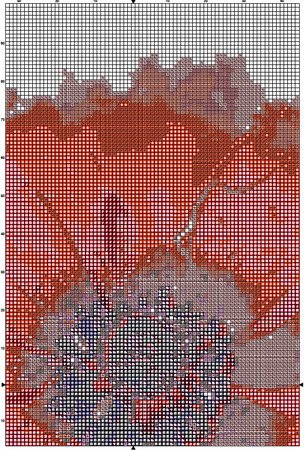 Poppy 1 Cross Stitch Pattern PDF
