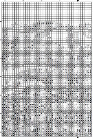 Pug 1 Cross Stitch Pattern PDF