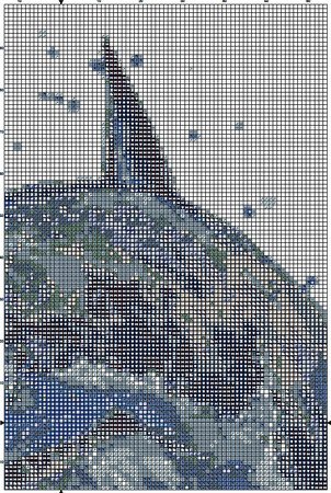 Shark 1 Cross Stitch Pattern PDF
