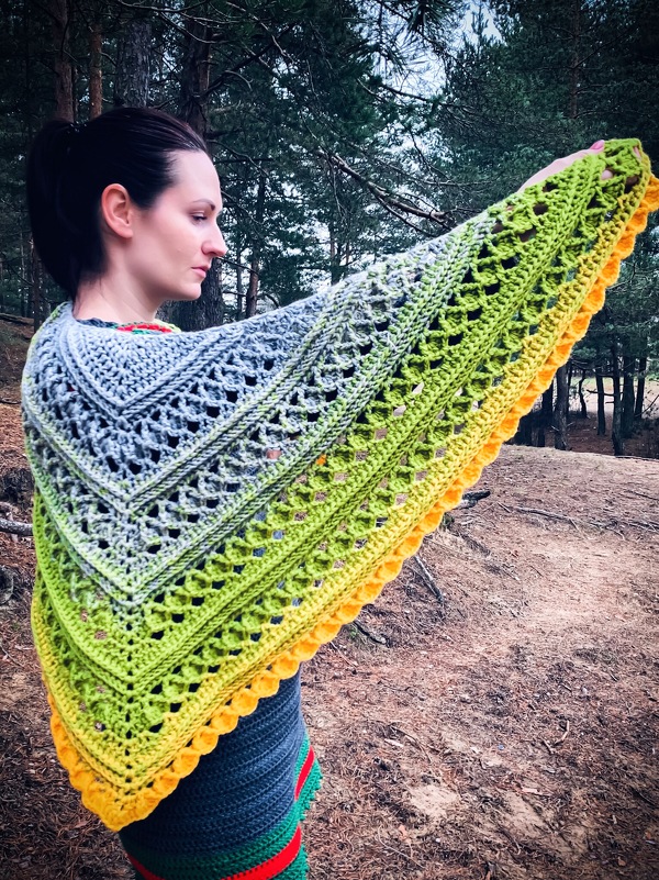 Crochet Pattern - Into The Mystic Shawl - Image 5