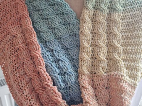 Anleitung Tuch Zöpfchen