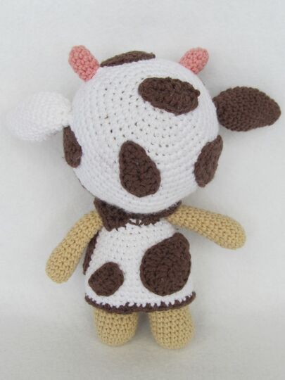 Kuh Laura aus der Little Friends Kollektion - PDF Anleitung