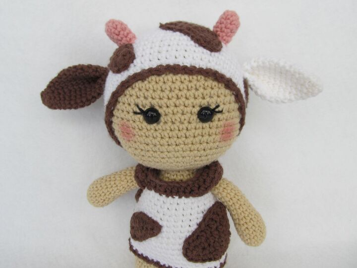 Kuh Laura aus der Little Friends Kollektion - PDF Anleitung