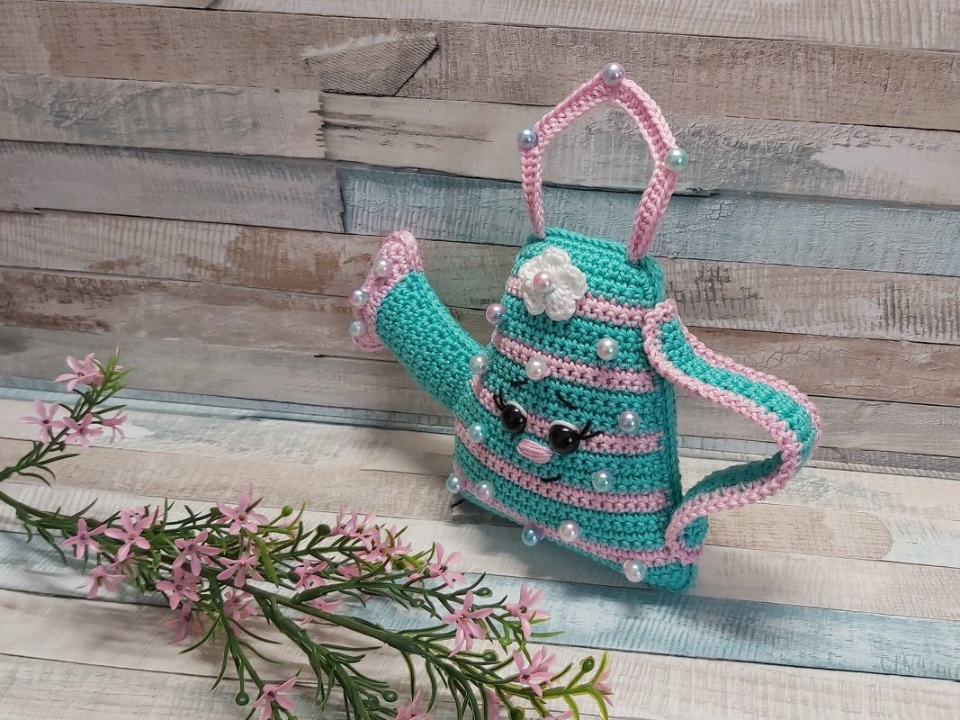 Häkelanleitung Gießkännchen "Tilda" - Bild 4