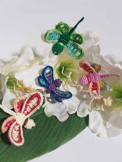 Häkelanleitung für Libelle Caro