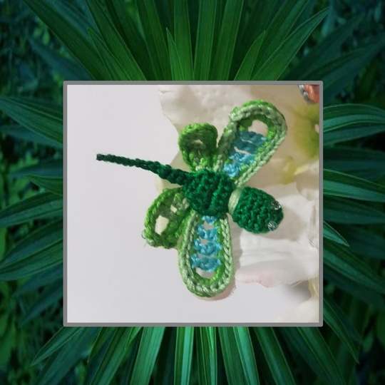 Häkelanleitung für Libelle Caro