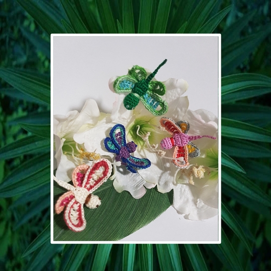 Häkelanleitung für Libelle Caro