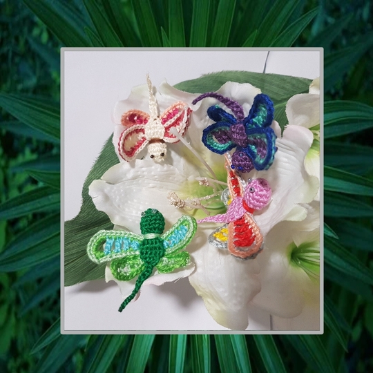 Häkelanleitung für Libelle Caro