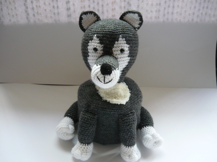 Häkelanleitung Wolf Klorollenhut