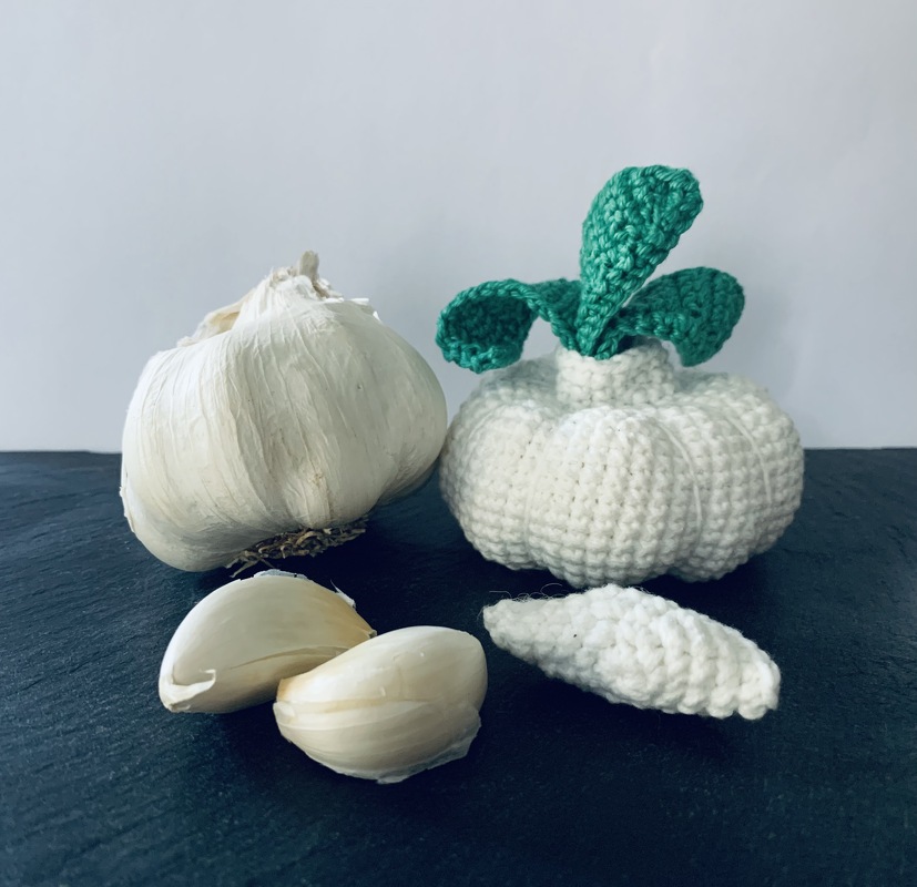 Knoblauch und Knoblauchzehe Häkelanleitung