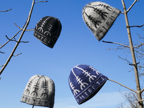 Anleitung Mütze "Hat Ægishjálmur" (Helm of Awe)