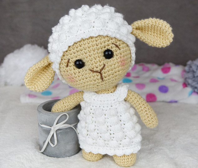 Schaf Dolly aus der Little Friends Kollektion - PDF Anleitung