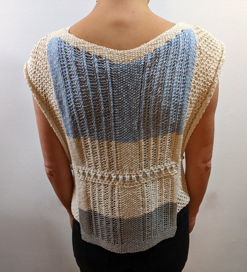 Strickanleitung Tunika mit Gürtel