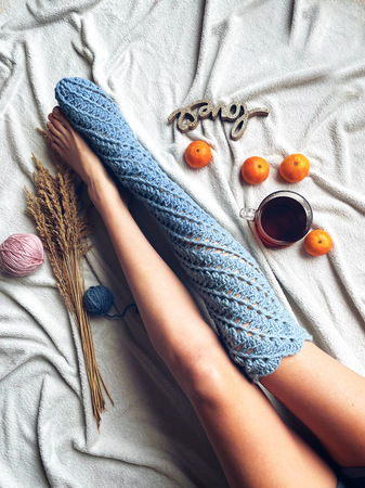 Crochet Pattern - Twirling Toes Socks