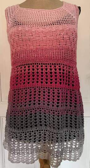 Priscilla - Shirt, Tunika, Kleid häkeln in allen Damengrößen- RVO