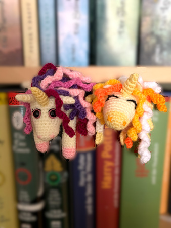bookmark unicorn - crochet pattern