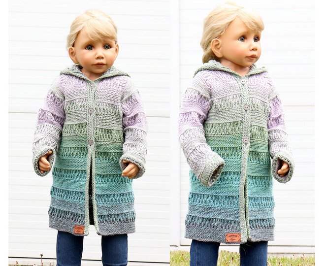 Cardigan "Chanté" for adults/ children (size 3 y - XXL)