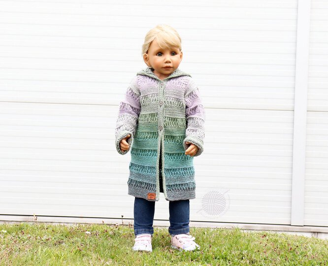 Cardigan "Chanté" for adults/ children (size 3 y - XXL)
