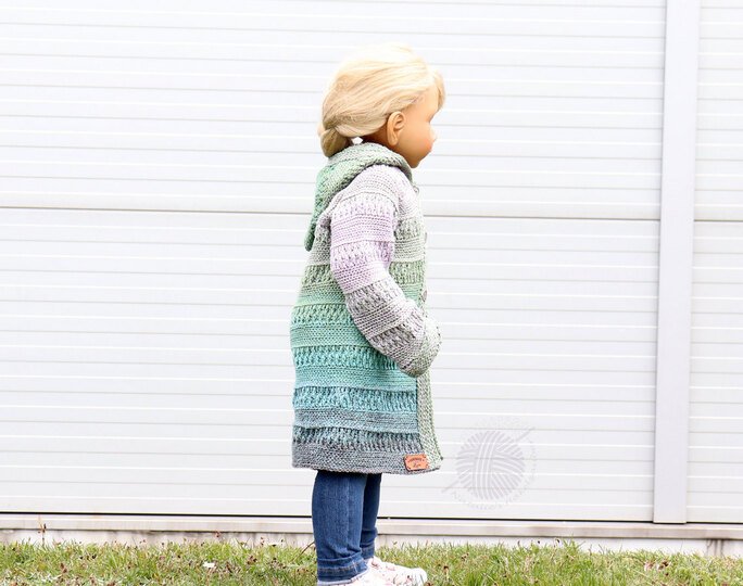 Cardigan "Chanté" for adults/ children (size 3 y - XXL)
