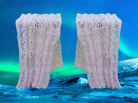 Strickanleitung Lace-Kurzschal Ensui