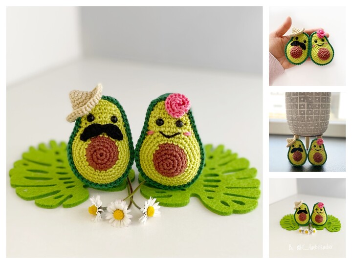 Schlüsselanhänger/Taschenbaumler,  Avocado