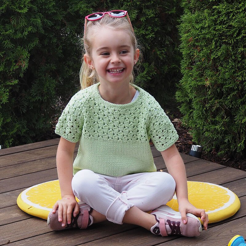 Strickanleitung Kinderpulli "Seidenglanz" 761177