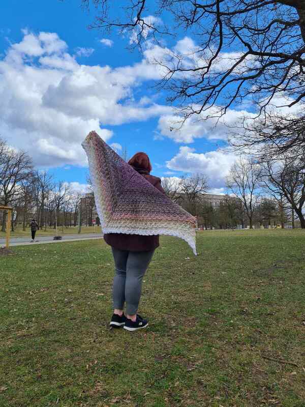 Anleitung Dreieckstuch Schwesterseele - Bild 7