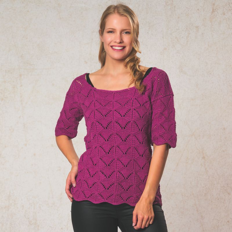 Strickanleitung Damenpulli "Ancona" 761181 - Bild 2