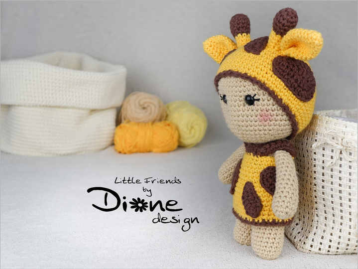 Giraffe Moly aus der Little Friends Kollektion - PDF Anleitung