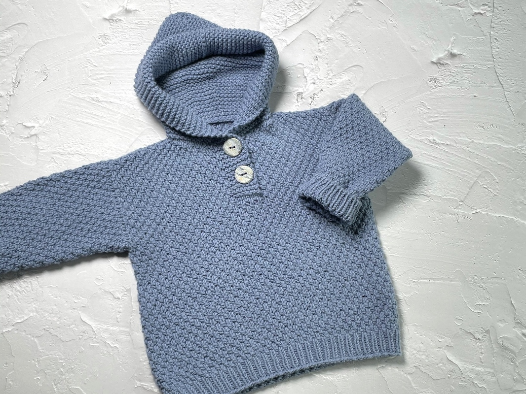 Strickanleitung Kinderpullover HANNA Größe 50 – 86