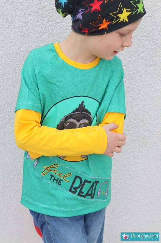 Basic Raglanshirt NINO Gr. 62 - 176 - Bild 21