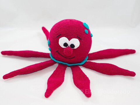 Oktopus Helga, Häkelanleitung